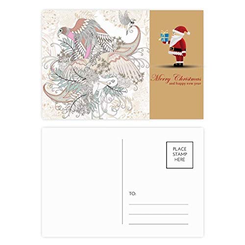 Cartes postales oiseaux Ukiyo-e édition Noël sur papier cartonné rigide top qualité