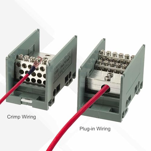 Bloc de distribution d'alimentation rail DIN armoire électrique