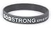 8030016 3 Pieces Grey with White Adult Imprinted Godstrong Silicone Band Eph. Ephesians 6:10-11