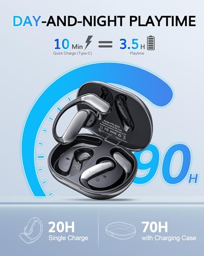 Bone Conduction Headphones Over the Ear Earbuds with Hooks & AI Translation - image 7