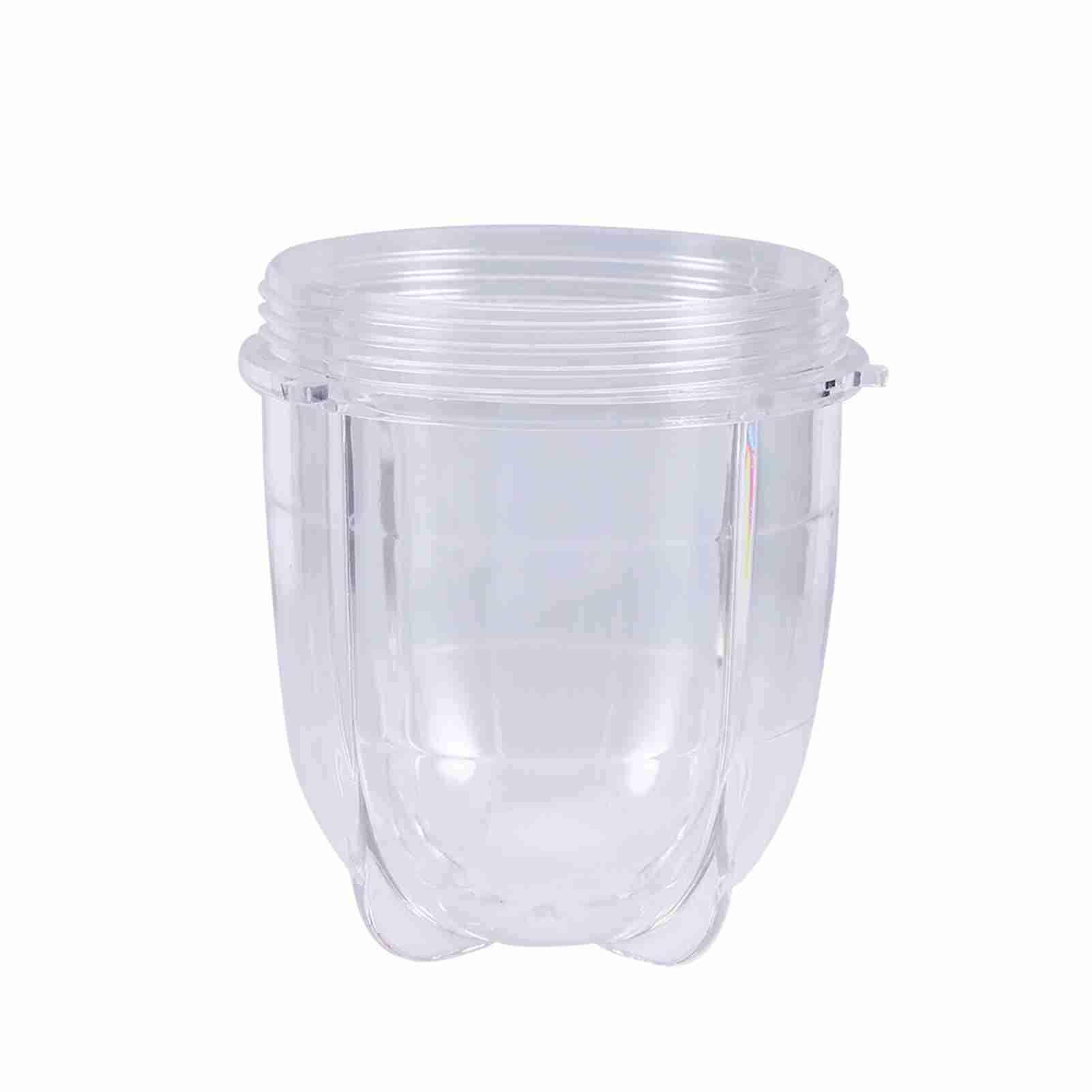 Juicer Cup Replacement, Plastic Tall Short Transparent Cup Mug Blender Juicer Replacement Parts Accessories for Universal Blender Drinks (Tall Cup)