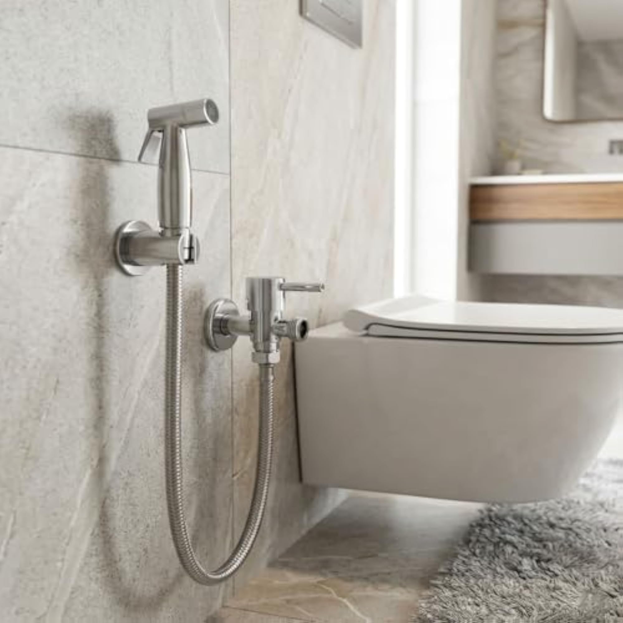 (Pack of - 4) Control and Cock for Bathrooms