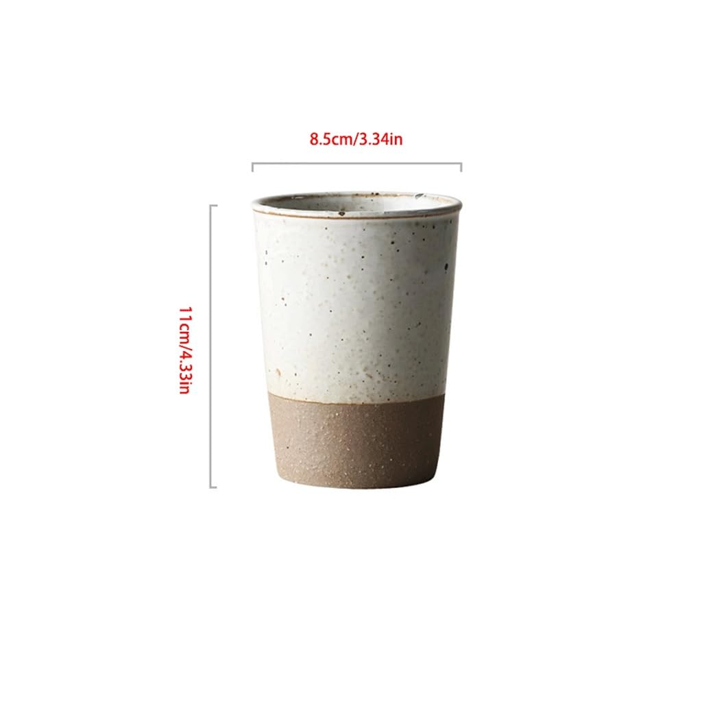 ENGENDER Tazas Cafe Taza De Café Gres, Agua For La Oficina, Desayuno For El Hogar, Leche Mug Cups(A)