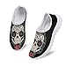 Dolyues Neuheit Damen Krankenschwester Turnschuhe – Cartoon Bär Damen Sneaker Galaxy Sugar Skull bunte Schuhe für Spaziergänge Sport Laufen, Blumenkädel, 40.5 EU