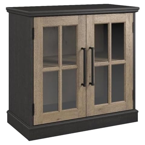 Bush Furniture Westbrook Glass Door Cabinet Cover