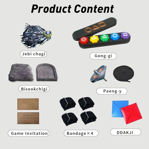 Coffret cadeau jeu traditionnel coréen complet Gong-gi et Jebi - 6