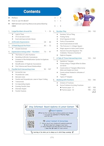 Image of Oswaal CBSE Class-7 One for All Mathematics (Ganita Prakash) Part-1 For 2026-27 Exam | As Per NCERT & CBSE Syllabus Question Bank, Revision Notes, Solved Examples & Competency Based Questions