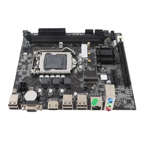 Placa Base de Escritorio Placa Base Micro ATX para LGA 1155 Socket I3 I5 I7 DDR3 M.2 NVMe NGFF 6 USB2.0 100 Mbps LAN para Computación y Juegos de Alto Rendimiento