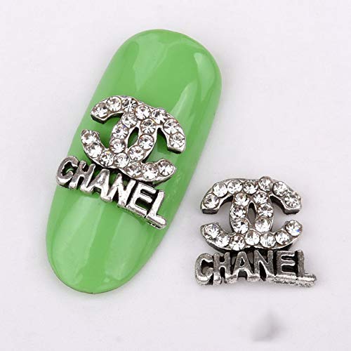 10Pcs Leaf Charm Nail Accessories 3D Golden Leaves Shiny Nails Rhinestones Pearl Effect Tips Diy Nail Jewelry,QC003