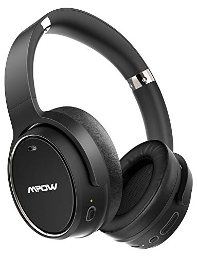 Mpow H19 Hybrid Noise Cancelling Headphones, [Upgraded] Bluetooth 5.0 Wireless Headphones, 45H Playtime