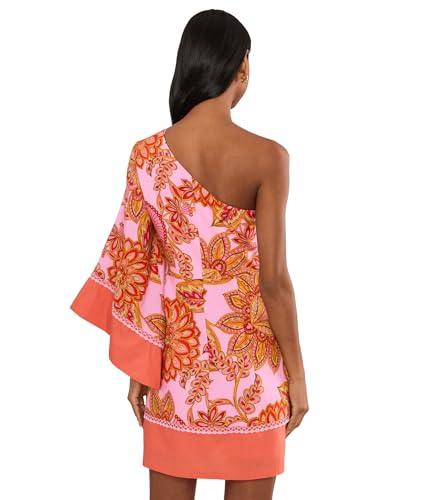 Image of Adrianna Papell Womens Printed Short Dress Multicolor 2
