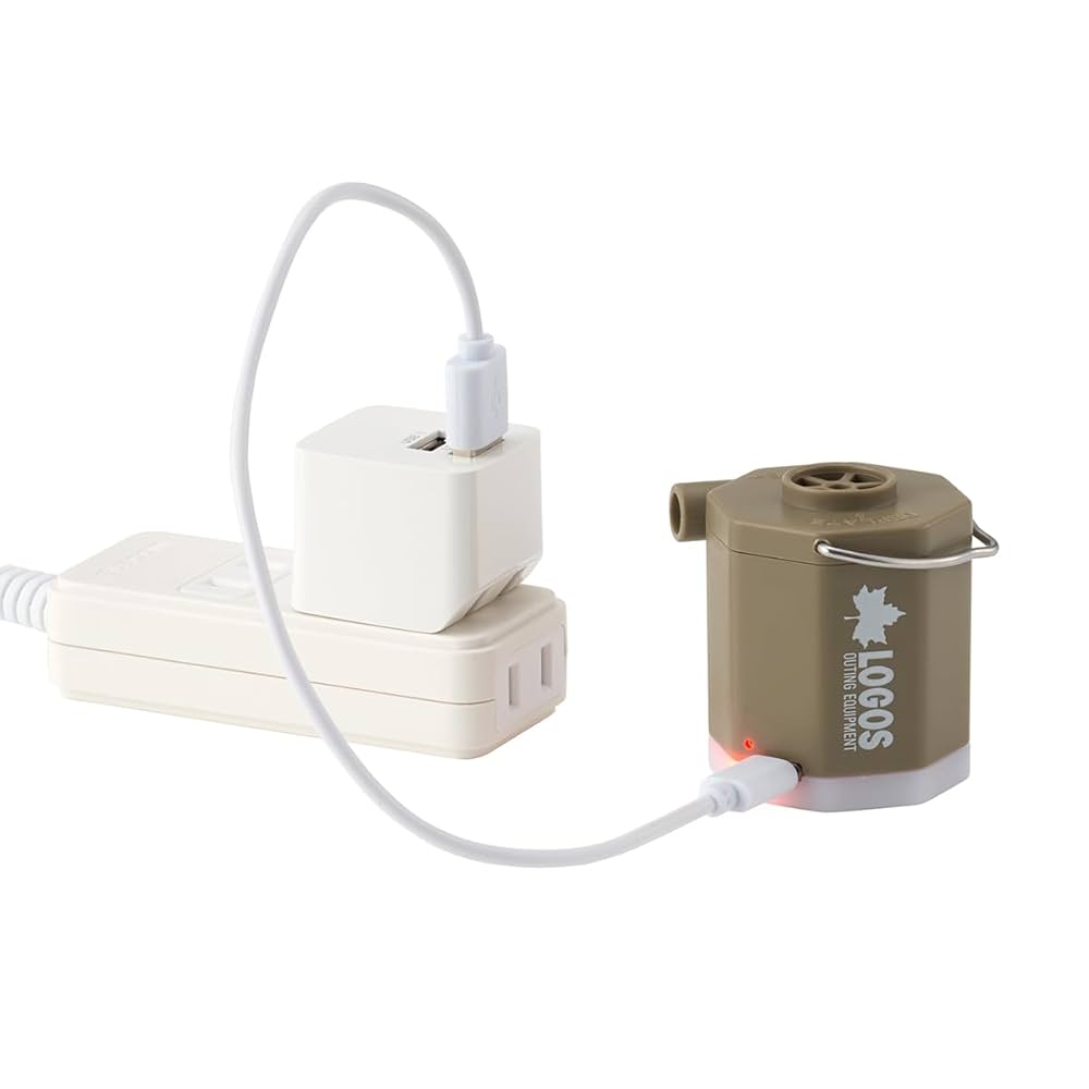 ★LOGOS エアーマット★2個セット 収納袋、電池式電動ポンプ内蔵 Amazon.co.jp: ロゴス(LOGOS) minimini電動ポンプ 81336598