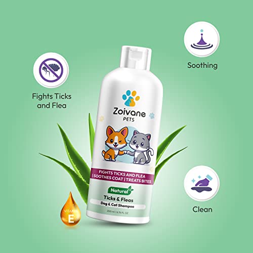 ZOIVANE-Dog-Shampoo-Ticks-Fleas-Dog-Cat-Shampoo-200ML-Dog-Shampoo-for-Labrador-Anti-Tick-Shampoo-for-Dog-Tick-Flea-Shampoo-for-Dogs-Dog-Tick-Shampoo-Ticks-Shampoo-for-Dog-Pack-of-1