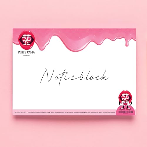 Pere's Candy Bundle für Emoji Schokotaler - Milchschokolade - 765g + Pere's Candy Notepad DIN A7-25 Blatt