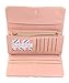Gino Milano Women's Gold Leather Band Watch & Matching Tri-Fold Wallet Set - Grey
