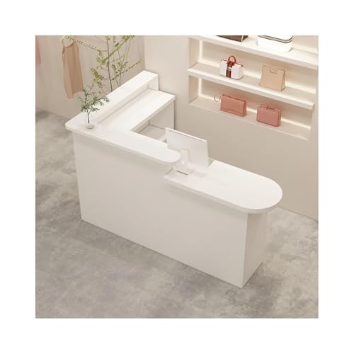 日本製 L字型カウンターテーブル ホワイト 100cm＋125cmセット