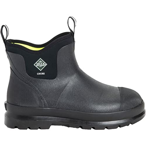 MUCK Chore Classic Men's Chelsea Boot, Black, Size 12(M)