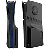 Cover Plates for PS5 Pro Disc Edition with Cooling Vent, PS5 Pro Faceplate ABS Hard Shockproof Anti-Scratch Dustproof Protective Plates, Replacement Side Shell Skin Case for PlayStation 5 Pro -Black