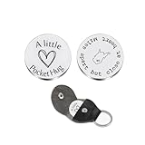 JJTZX Pocket Hug Token for Long Distance Relationship Gifts Miles Apart but Close at Heart United States Map Keychain (WV-West Virginia)