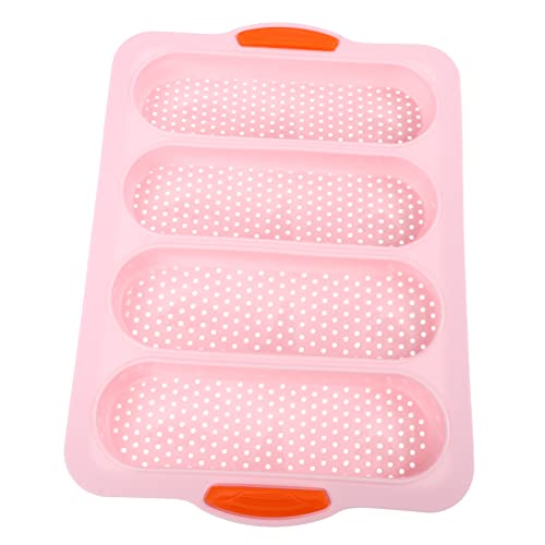 ABOOFAN Non Stick Silicone Baking Tray for French Bread Slot Pan for Home and Bakery Use for Making Baguettes Cakes and Biscuits