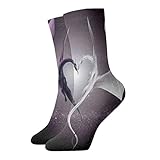 Calcetines casuales de moda con estampado 3D, adecuados para senderismo, caminar, senderismo, camping, escalada, esquí, deportes (fútbol, baloncesto, béisbol, correr, golf, voleibol), actividad social escolar, pesca, viajes, salida, fiesta, hip-hop, varias actividades atléticas o uso diario.