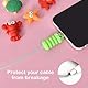 12 Stück Kabelschutz Tiere, USB Ladekabel Schutz, Kabelbruch Schutz, Tiere Kabel Silikon Protector, Ladekabel Saver, Kabelschutz Niedlichen Tierbeißen, für USB Ladekabelbruchschutz, iPad-Ladegeräte