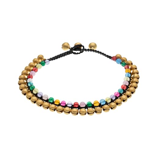 Image of kelistom Bohemian Ankle Bracelets for Women Handmade Natural Stone Beaded Chain Anklet