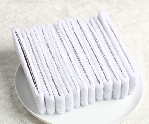 Image of Cotton Sweatband Headbands,Pack of 12,Elastic Stretchy Sport Terry Cloth Sweat Bands,Yoga Workout Fitness Exercise Basketball Headband
