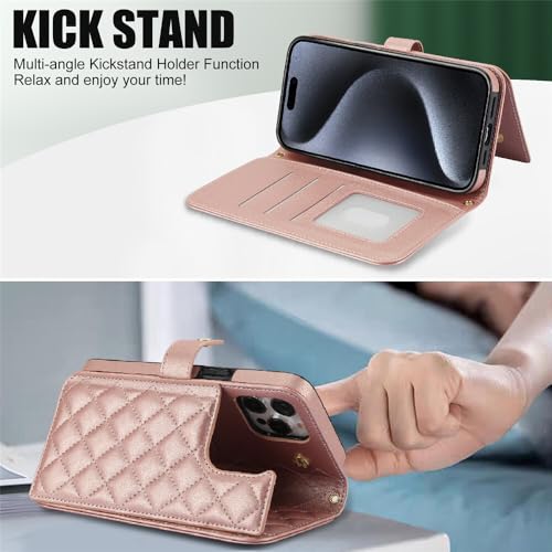 Étui en cuir iPhone 16 Pro violet foncé : la protection magnétique raffinée - 4