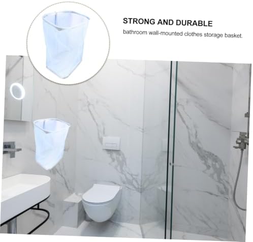 Laundry Basket Wall Mounted Foldable for Bathroom Storage — 사진 7