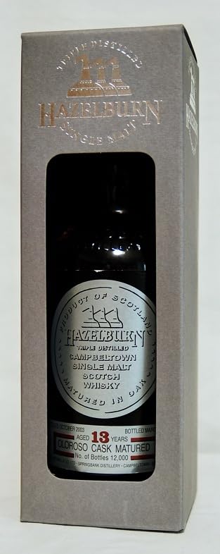 Amazon.co.jp: ヘーゼルバーン オロロソカスク マチュアード 13年 2003