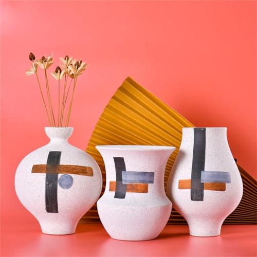Vase en céramique avec arrangement de fleurs harmonie intérieure - 3