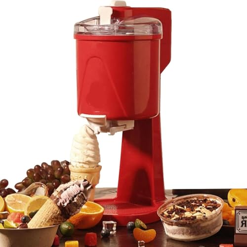 Selbstgemachte Eismaschine mit automatischem Rühren, tragbare Mini-Softeismaschinen, DIY-Küchenfrucht-Softeismaschine, Joghurt-Sorbet-Eiscreme-Werkzeug, for Zapfen, Eisbecher, Schneebecher – Bild 6