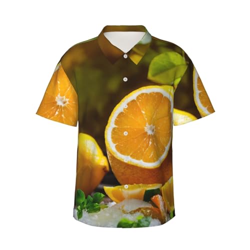 Chemise hawaïenne jaune homme EdWal idéale pour vos soirées plage et vacances d'été