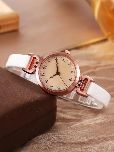 Image of Women's Small Dial Watch Simple Analog Wrist Watch for Formal and Occasion Styling