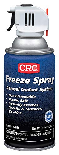 Crc Freeze Spray, 10 oz. Aerosol Can, Unscented Liquid, 1 EA Includes Extension Tube 14086-1 Each
