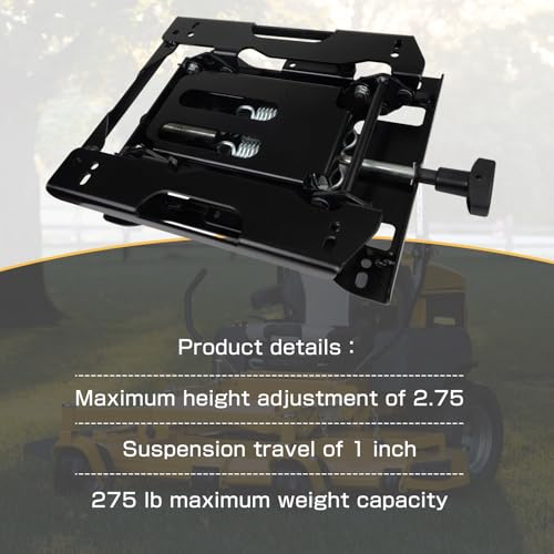 Dexepe Seat Suspension Kit compatible with Zero Turn Lawn Mower John Deere hustler z trak Kubota exmark bad boy Gravely Husqvarna Elite Universal - Thumbnail 4