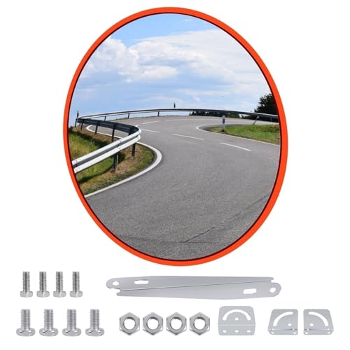 Miroir de circulation convexe grand angle orientable pour parking de supermarché - 2