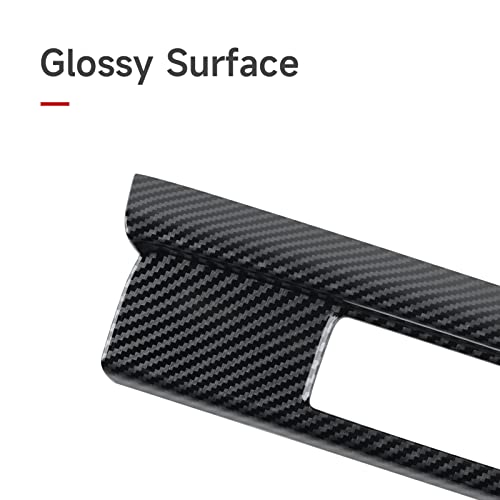 Image of Car Cigarette Lighter Cover Decals for 2022 2023 2024 2025 2026 Honda Civic 11th Gen Accessories ABS Carbon Fiber Stickers