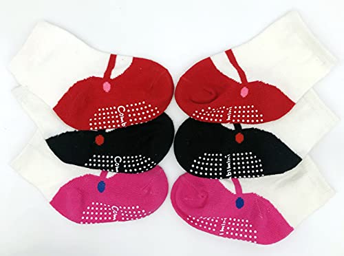 BEHELE Unisex Baby Girls Boys Non-slip Toddler Socks Baby Boys Girls Grips Socks Anti-skid Infant Kids (S)