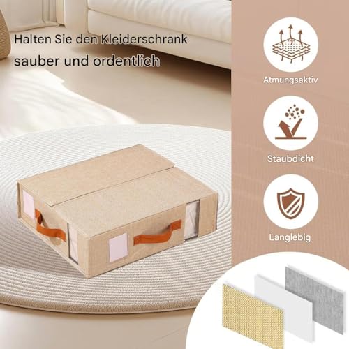 Organisateur de linge de lit boîte de rangement pliable pour pull et armoire - 8