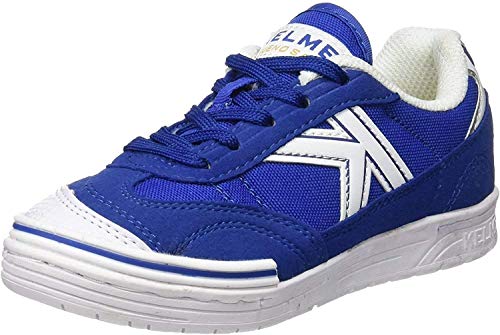 Kelme Trueno Kids, Zapatillas de fútbol Sala Unisex niños, Azul (Royal), 31 EU
