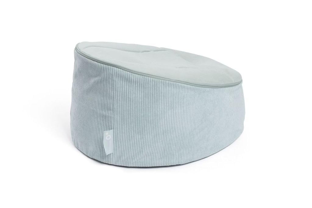 doomoo Transat Bébé Evolutif Fauteuil Enfant Seat'n Grow- Dès la Naissance et jusqu'à 25kg - Ultra Confort - Remplissage Microbilles et Tissus en Coton Doux Oeko-Tex et GOTS, Vert