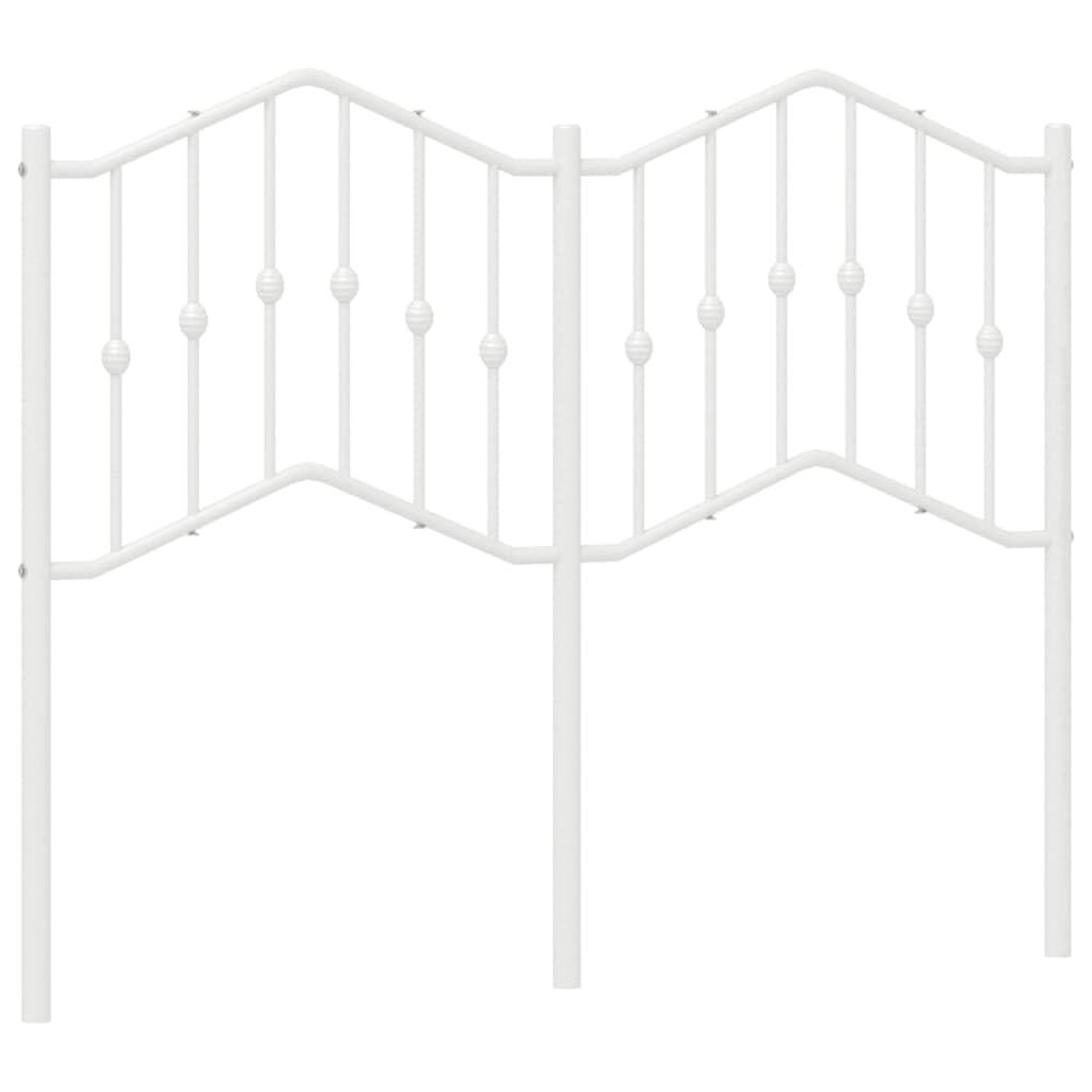 Spalliera Letto Matrimoniale Testiera Letto Una Piazza E Mezza Testiere Per Letto Matrimoniale Spalliera Letto Singolo Testiera in Metallo Bianco 120 cm per Salone Dormitorio Camere Da Letto