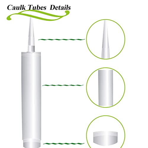 Tubos para sellador recargables, pack x2, blancos miniatura 4