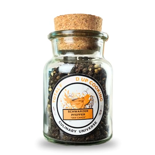 Pimienta negra entera I Pimienta picante intensa I Granos de pimienta enteros I Para filetes, salsas y asados