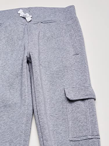 Southpole Big Boys Cargo Pocket Fleece Jogger Pants, Age 8-18, Heather Grey, Medium #TOP2