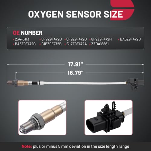 Sensor de Oxígeno BDFHYK Compatible con Ford y Lincoln miniatura 3
