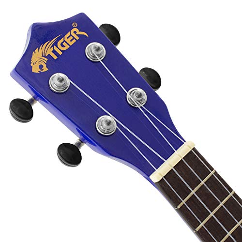 Tiger UKE10-UK Ukulélé avec Housse – Union Jack - Les Beatles, Paul McCartney, John Lennon, RIngo Starr, George Harrison Tiger UKE10-UK Ukulélé avec Housse - Union Jack – Image 4