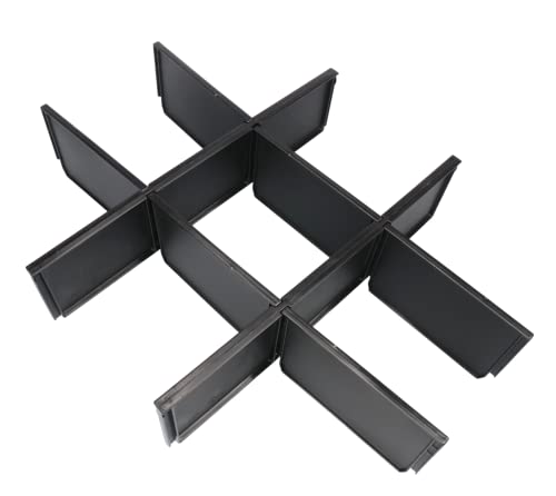 Follde 48-22-8473 Packout Dividers & Drawer Dividers For Milwaukee Packout 3-Drawer Tool Box (Black) #TOP4